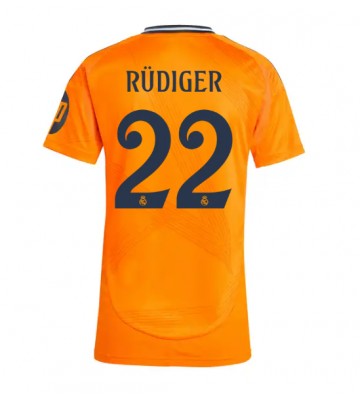 Real Madrid Antonio Rudiger #22 Replika Udebanetrøje Dame 2024-25 Kortærmet